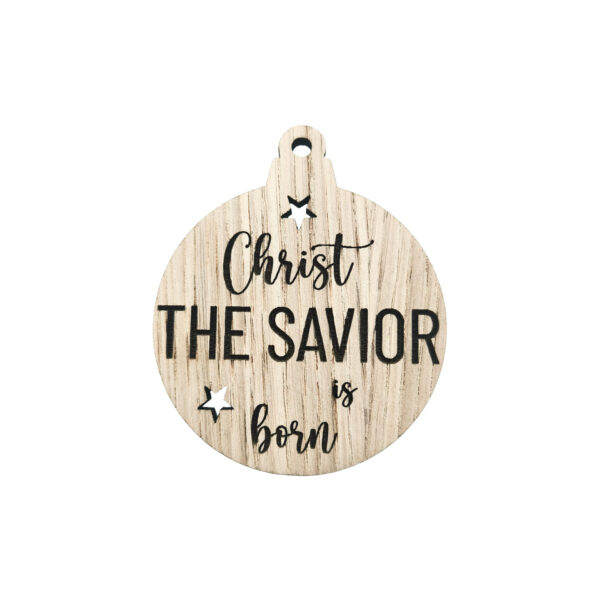 Stor Julekugle - Christ the savior is born