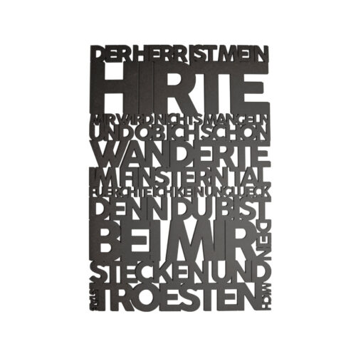 Der Herr ist mein Hirte | Holzschild | Psalm 23 | Bibelvers