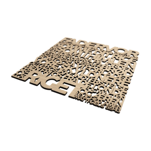 Fadervor 1.0 Fadervor træskilt EG liggende