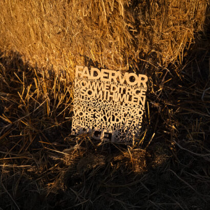 Fadervor 3 Fadervor Træskilt