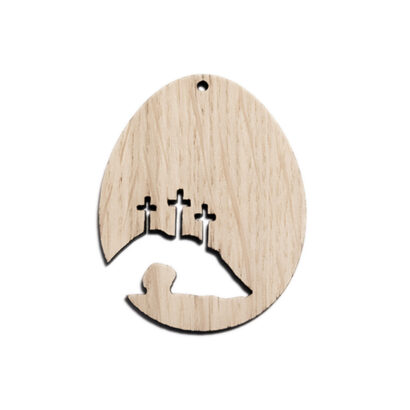 Påskeæg - Gravhøj - uden tekst