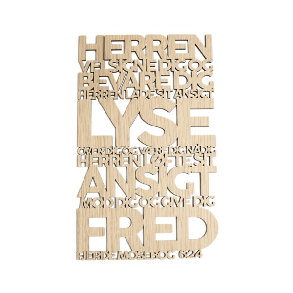 Herren velsigne dig 3.0 Herren velsigne dig | Træskilt | 4. Mosebog 6:24 | Bibelvers