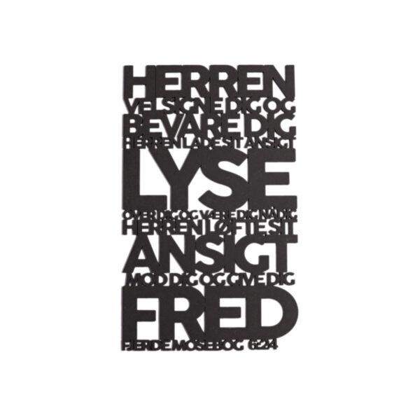 Herren velsigne dig og bevare dig 3.0 Herren velsigne dig | Træskilt | 4. Mosebog 6:24 | Bibelvers