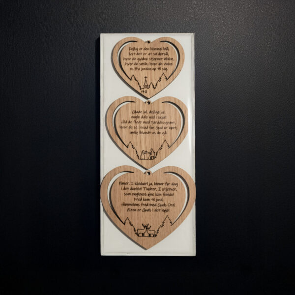 Julehjerter Med Sange - Sæt 1