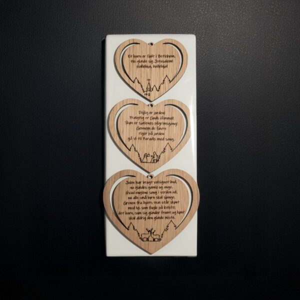 Julehjerter Med Sange - Sæt 2