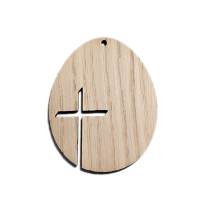 Påskeæg - Kors - uden tekst