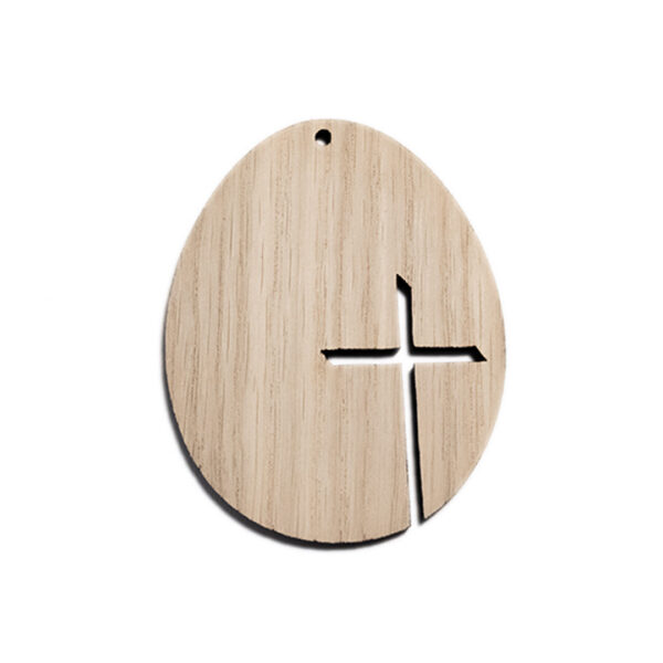 Påskeæg - Kors - uden tekst