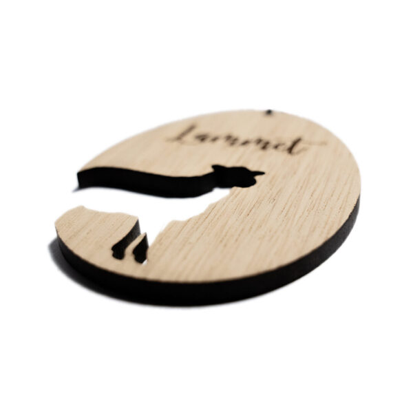 Påskeæg - Lam - med tekst