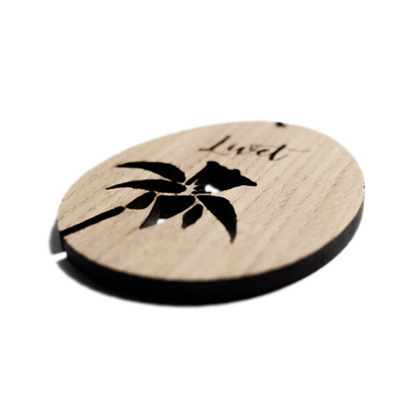 Påskeæg - Påskelilje - med tekst