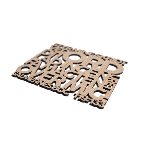 Styr mine skridt ved dit ord | Træskilt | Salmernes bog 119:133 | Bibelvers