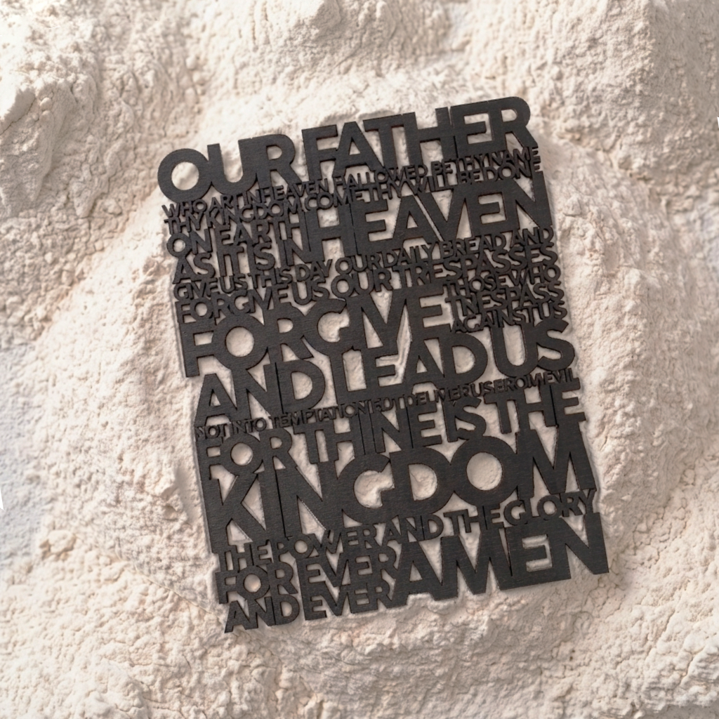 The Lord's Prayer - Wood sign