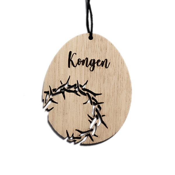 Påskeæg - Tornekrone - med tekst