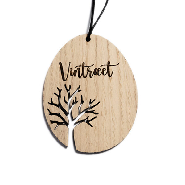 Påskeæg - Træet - med tekst