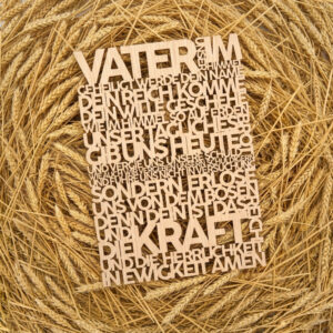 Vater unser - Holzschild
