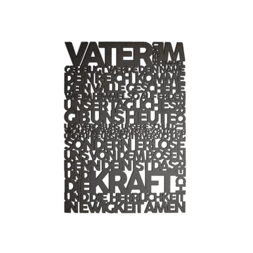 Vater unser 3.0 Vater Unser | Holzschild | Matthäus 6:9-13 | Bibelvers