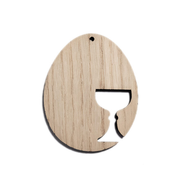 Påskeæg - Vinbæger - uden tekst